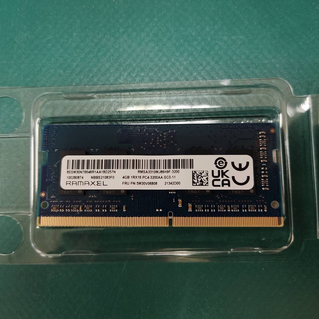 筆電記憶體 Ramaxel DDR4 4G 3200