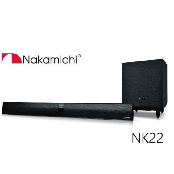 展示出清-NAKAMICHI NK22 藍牙微型家庭劇院/NFC 杜比/DTS 光纖 同軸輸入 公司貨