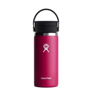 【Hydro Flask】寬口 16oz 473ml 酒紅色 美國【旋轉咖啡蓋】不鏽鋼保溫保冰瓶保冷保溫瓶不含雙酚A