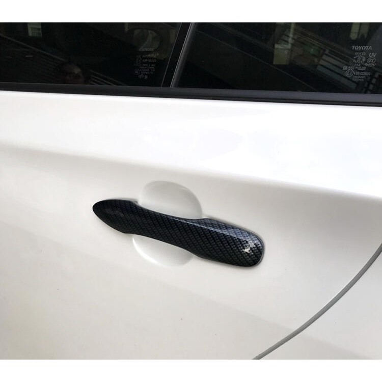 Toyota Prius 4代 XW50 2015~2018 改裝 卡夢 碳纖 車門把手蓋 把手外蓋 飾貼