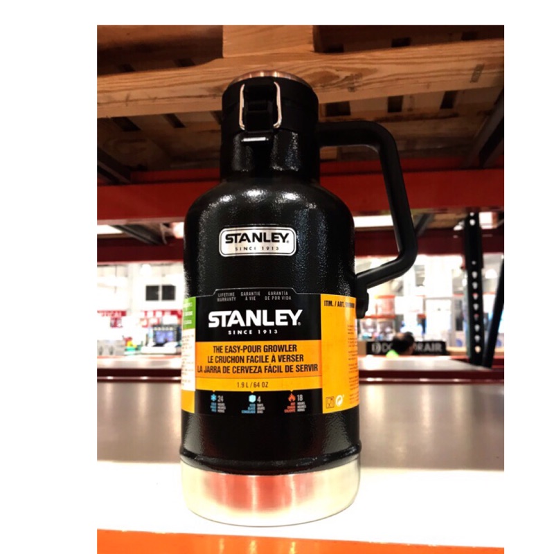 Stanley經典 不鏽鋼真空水瓶 (1.9l)保溫8hr保冷24hr
