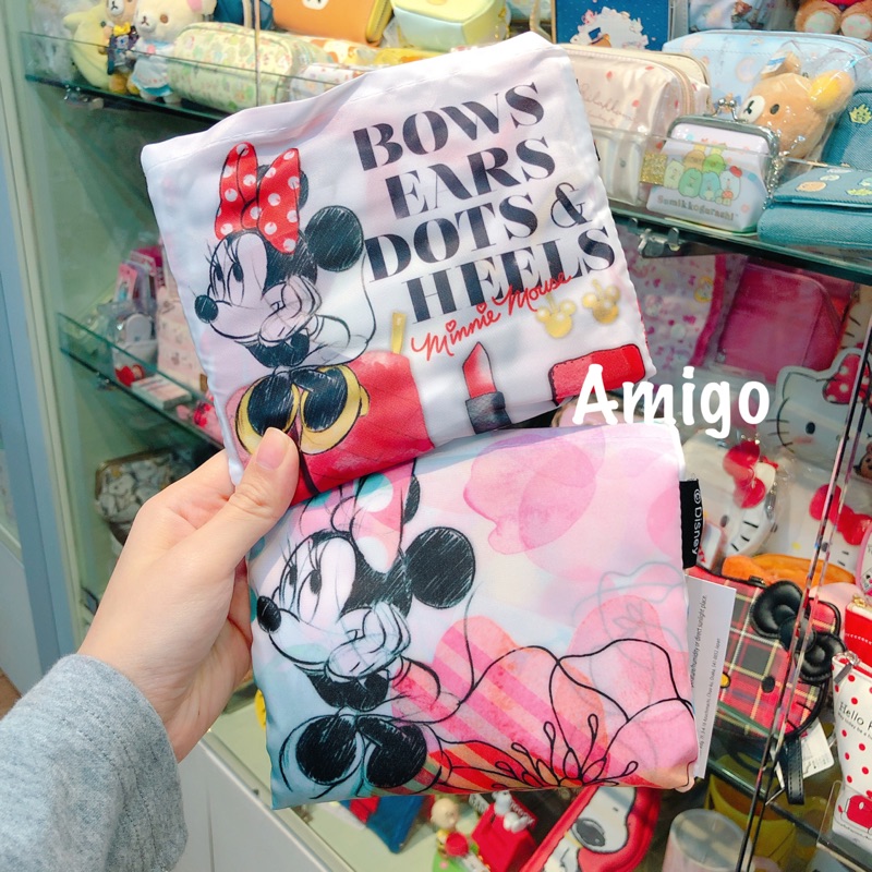 日本 迪士尼 米奇 米妮 環保袋 購物袋 提袋 肩背包 手提袋