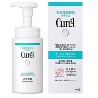 🌟現貨～保證公司貨🌟花王Curel珂潤潤浸保濕洗顏慕絲150ml