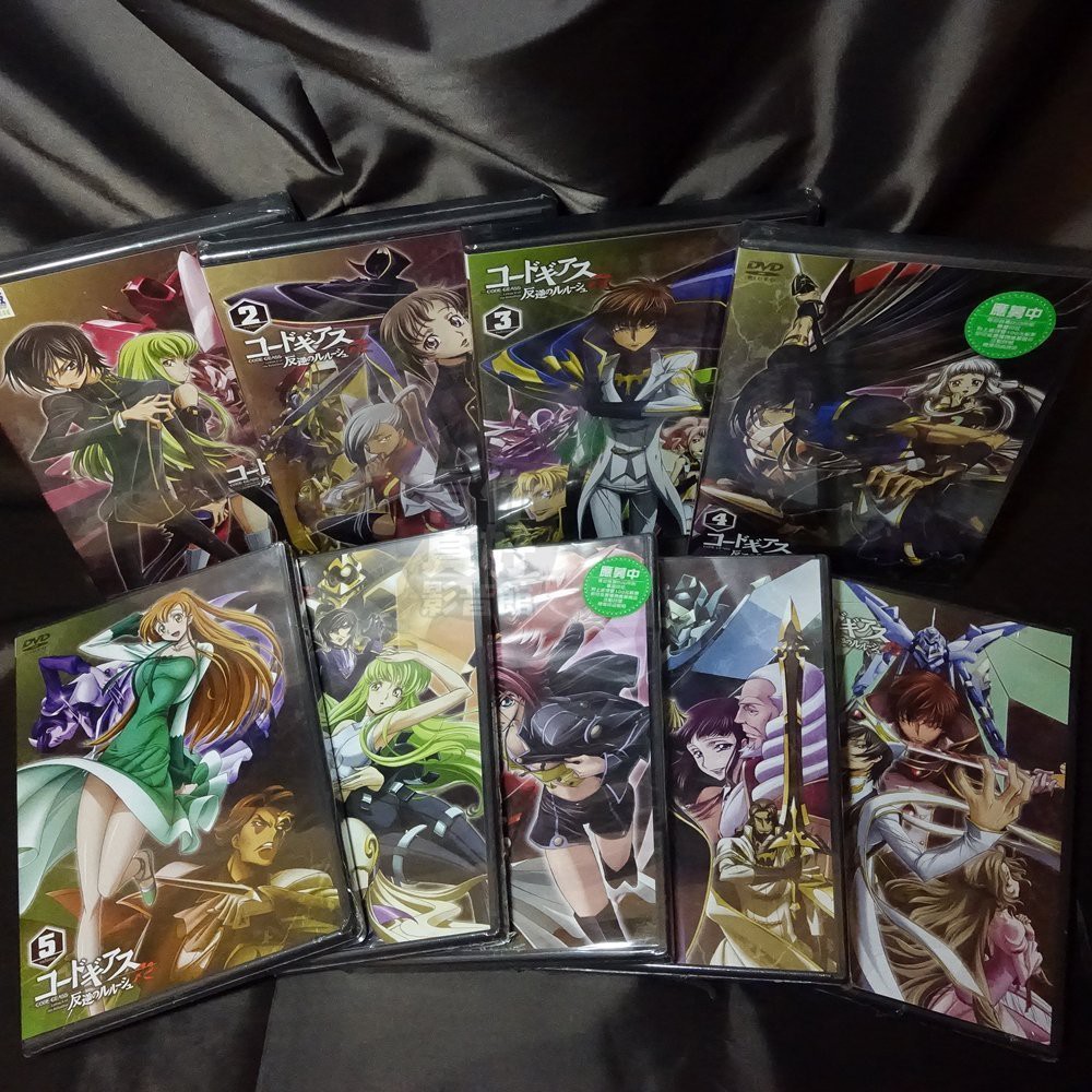 全新日本動畫 Code Geass 反叛的魯路修r2 9dvd 第二季 全25話 Tv版 蝦皮購物