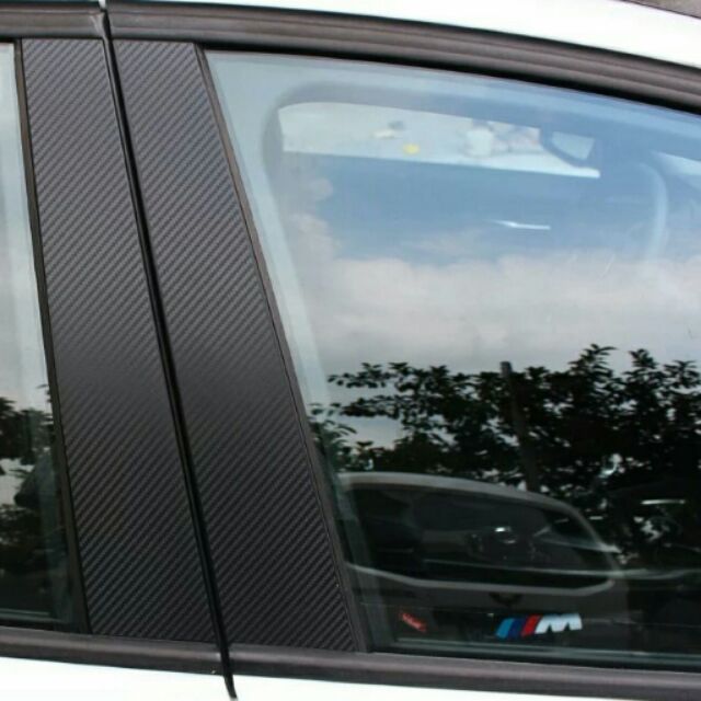 BMW 寶馬 5系GT 專車專用  B.C柱 卡夢 碳纖維 窗框 保護貼