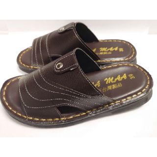 893台灣製造傳統式男拖鞋（塑膠合成皮）