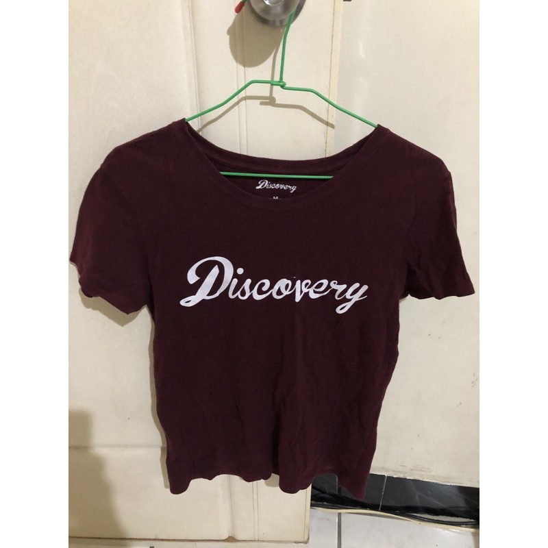 Discovery紅色短袖上衣T恤