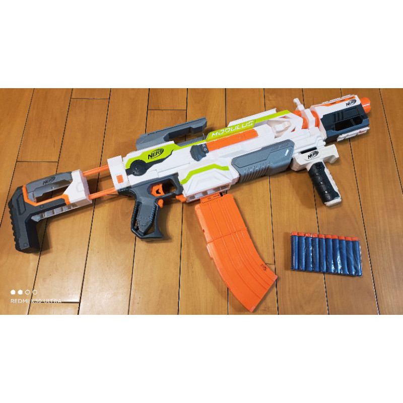 原廠正版 NERF 孩之寶 MODULUS 自由模組系列 稀有橘色板機 ECS-10 安全 電動槍 軟彈 發射器 玩具槍