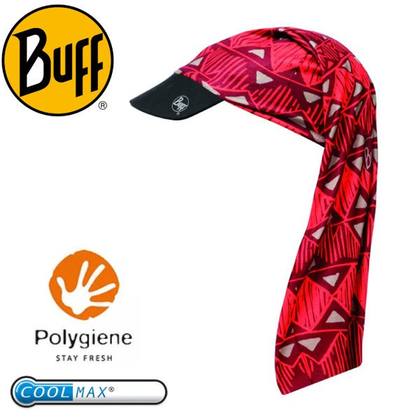 【BUFF 西班牙 酒紅冰山 COOLMAX頭巾帽】BF100021/排汗/抗UV/保暖/悠遊山水