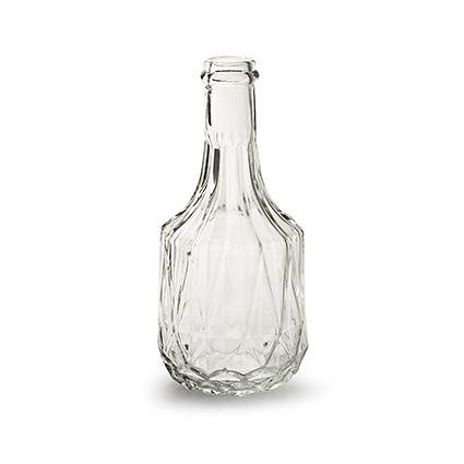 Jodeco Glass玻璃花器/ 菱紋底玻璃花瓶/ 中型 eslite誠品