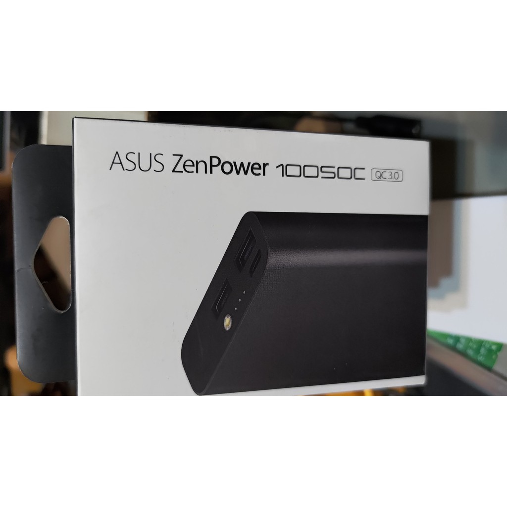 華碩ASUS ZenPower 10050C QC3.0 快充 行動電源 黑色