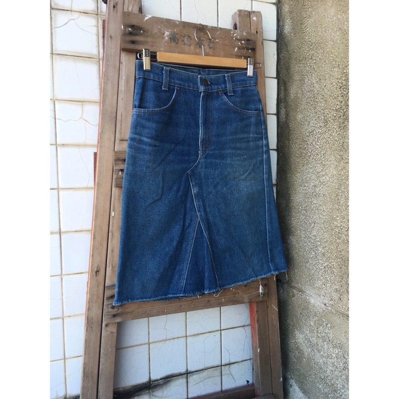 W25 深色 Levis 牛仔裙 552 自改 長裙 牛仔長裙