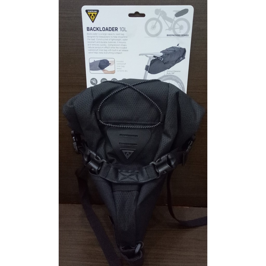 Bj4單車 Topeak 10l 巨型蟲蛹包坐墊袋 Backloader 適用環島 雙塔 北高 蝦皮購物