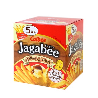 Calbee卡樂比 Jagabee 醬油奶油味薯條盒 75g【Donki日本唐吉訶德】