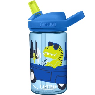 《贈防塵蓋~》美國 CAMELBAK 400ml eddy+ kids兒童吸管運動水瓶RENEW 旅行恐龍