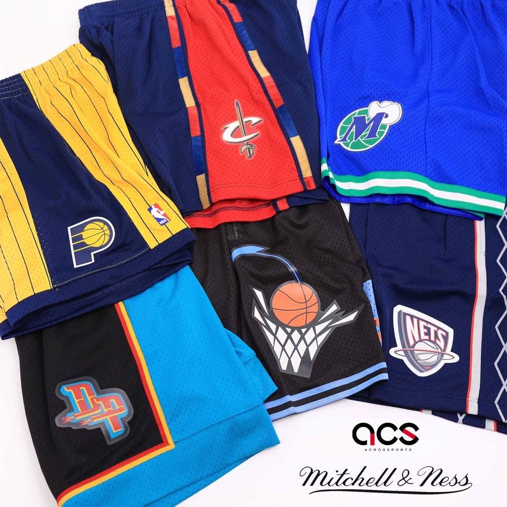 Mitchell & Ness NBA 球隊短褲 球褲 M&N 活塞 騎士 籃網 溜馬 獨行俠 復古款 男款【ACS】