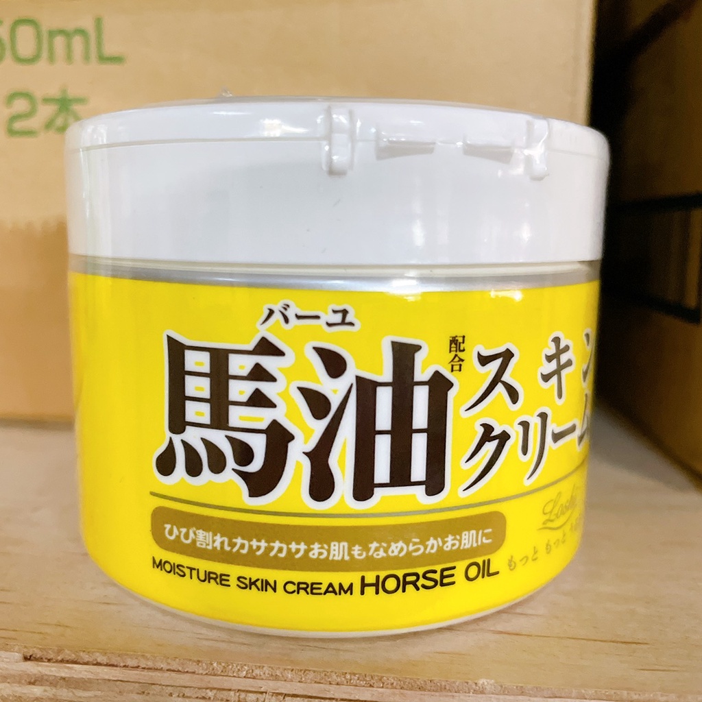 現貨 日本境內版 LOSHI馬油護膚霜 220g  保濕乳液 修護霜 護唇膏 保濕 潤膚霜 乳液