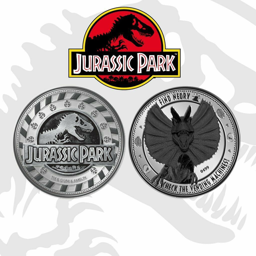 PS4游戲 侏羅紀公園 限定版 紀念幣 銀版 不能流通