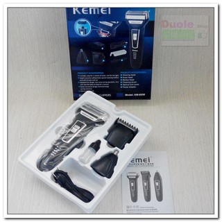 KM-6333科美Kemei三合一充電式刮鬍刀/理髮器/鼻毛器/3 in 1電動刮鬍刀/刮鬍機/理髮機/鼻毛機