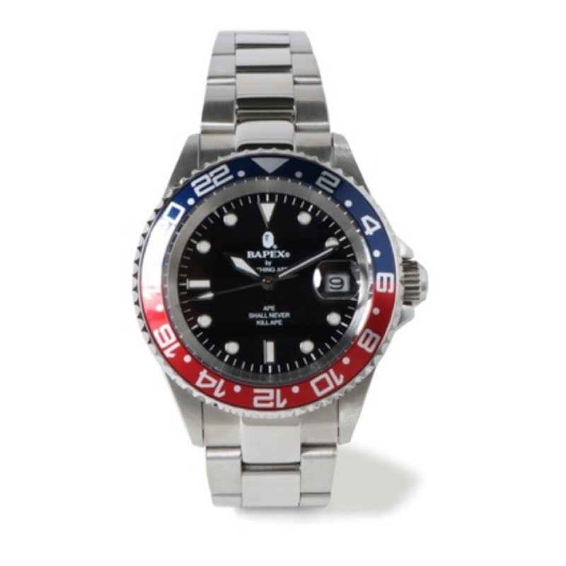 A bathing ape bape type 2 bapex GMT 機械錶 手錶