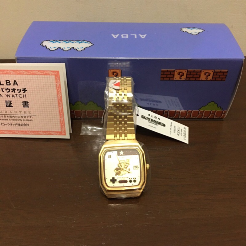 現貨在台 瑪利歐 x SEIKO ALBA 聯名手錶 現貨 限量 超級馬力歐 超級瑪利 任天堂 精工錶 ACCK711