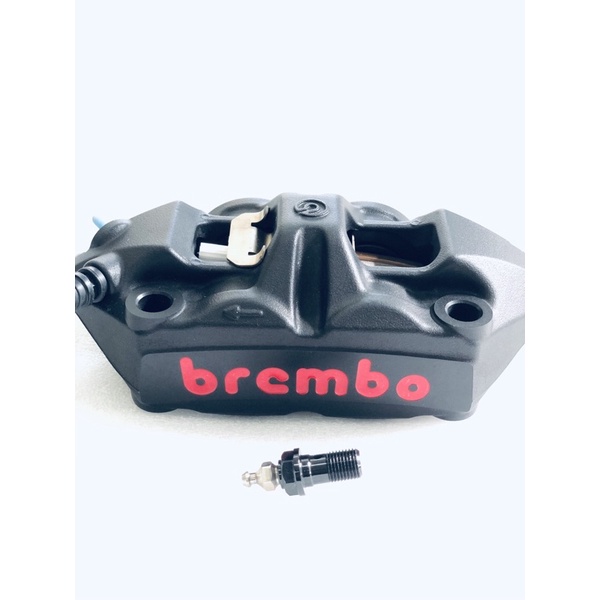 《免運+贈油管洩氣螺絲》Brembo M4 1098 輻射卡鉗（左卡。100mm）（倉789095/102535）