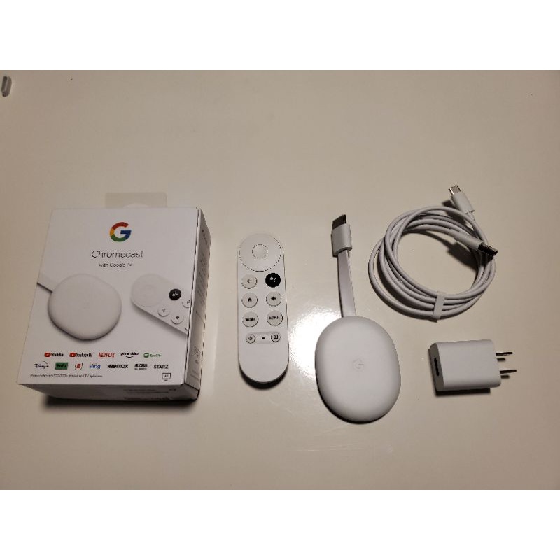Google Chromecast with Google TV 第四代 4K 媒體串流播放器 電視棒