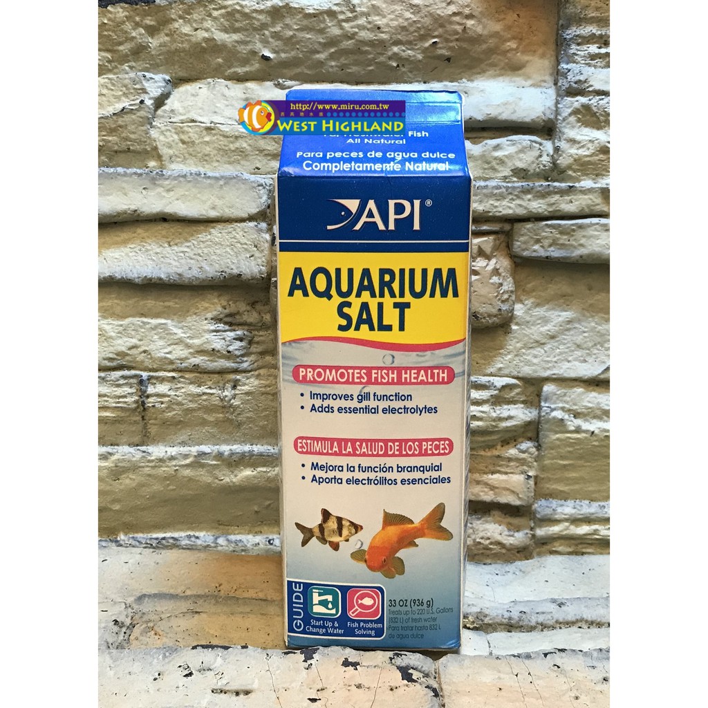 【西高地水族坊】美國魚博士API 水族專用粗鹽(AQUARIUM SALT)