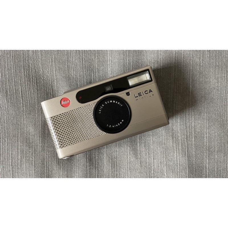 Leica Minilux 底片機 日期機背 限量 蛇皮版 收藏等級
