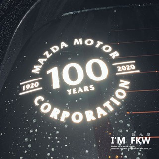 反光屋FKW CX3 CX5 mazda3 CX30 CX60 MAZDA 100週年 馬自達 反光貼紙 車貼 汽車貼紙