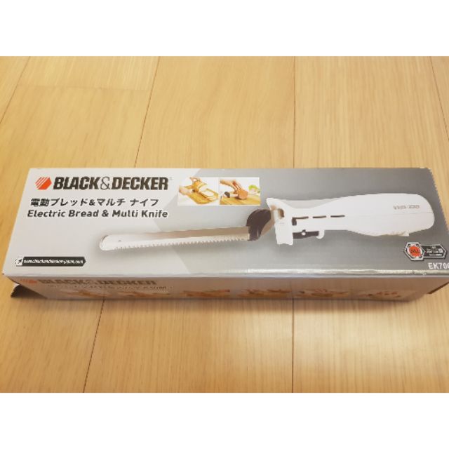 Black &amp; Decker  電動麵包刀 白色EK-700 全新賠售