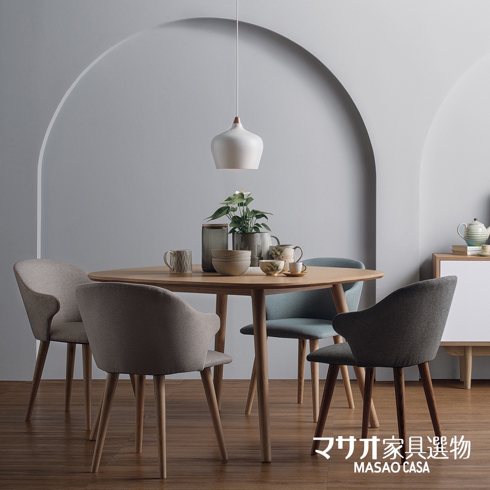 【生活工場】彭斯現代風胡桃木餐椅-黑堅固 耐用 椅子