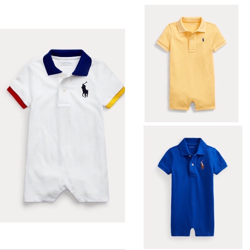 （現）美國代購Polo Ralph Lauren寶寶包屁衣🖤