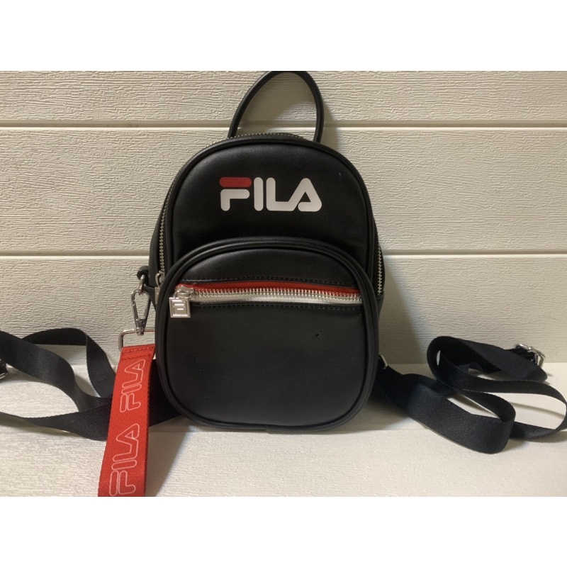 （二手出清）FILA 斐樂 復古後背包💕小後背包側背