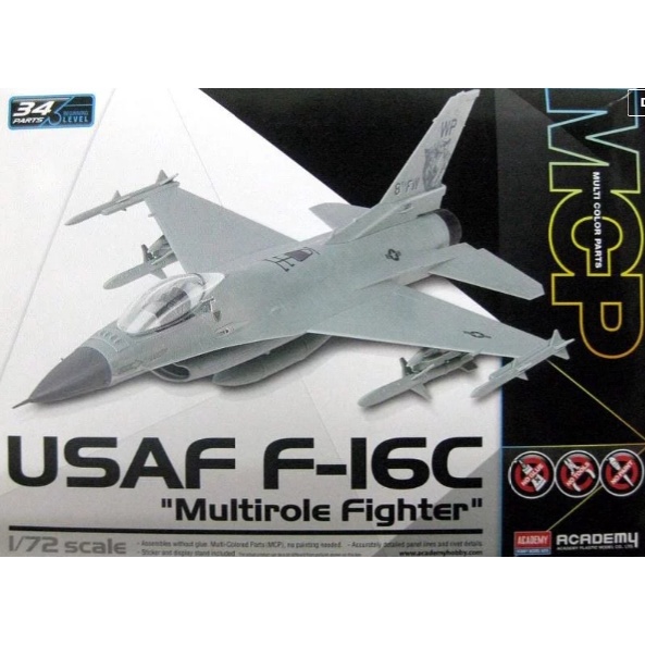 愛德美 1/72 USAF F-16C "Multirole Fighter" MCP 貨號FA12541
