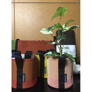 法國bacsac 植栽袋亮彩吊盆3l款美植袋植物盆栽盆器植物觀葉 蝦皮購物