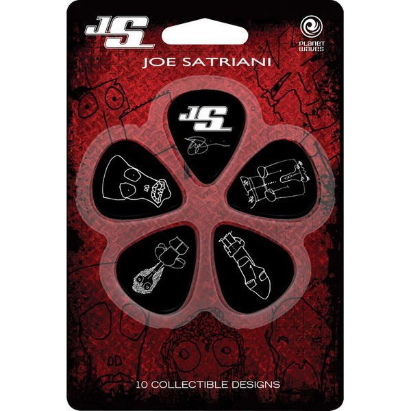 Joe Satriani 簽名塗鴉烏克麗麗/木吉他/民謠吉他/電吉他/電貝斯 Bass 彈片 Pick [唐尼樂器]