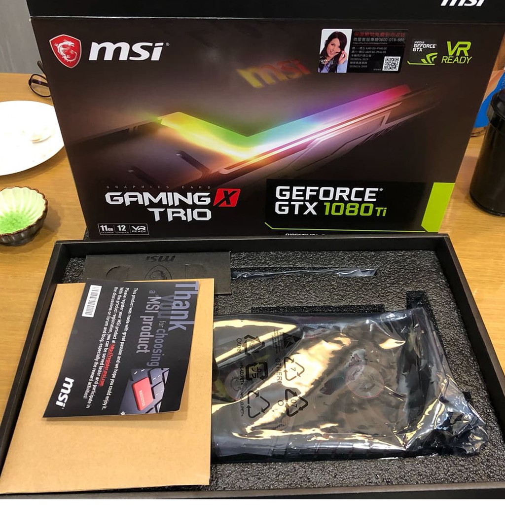 MSI微星 GeForce® GTX 1080 Ti GAMING X TRIO 顯示卡