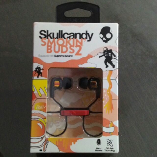 (含運)Skullcandy 骷顱糖 SMOKIN BUDS2 SB2 耳塞式耳機 金黑 S2PGGY-392