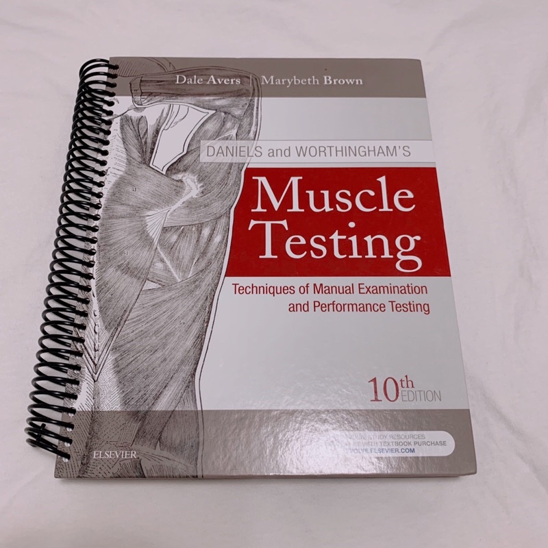原文書 Daniels and worthingham's Muscle Testing 第十版