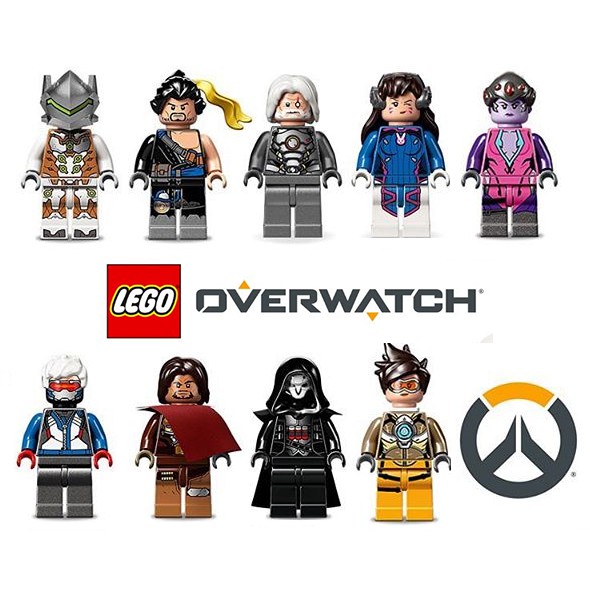 【袋鼠樂高】全新 LEGO Overwatch 小全套英雄 附專屬武器 鬥陣特攻 / 75970 75971 75972