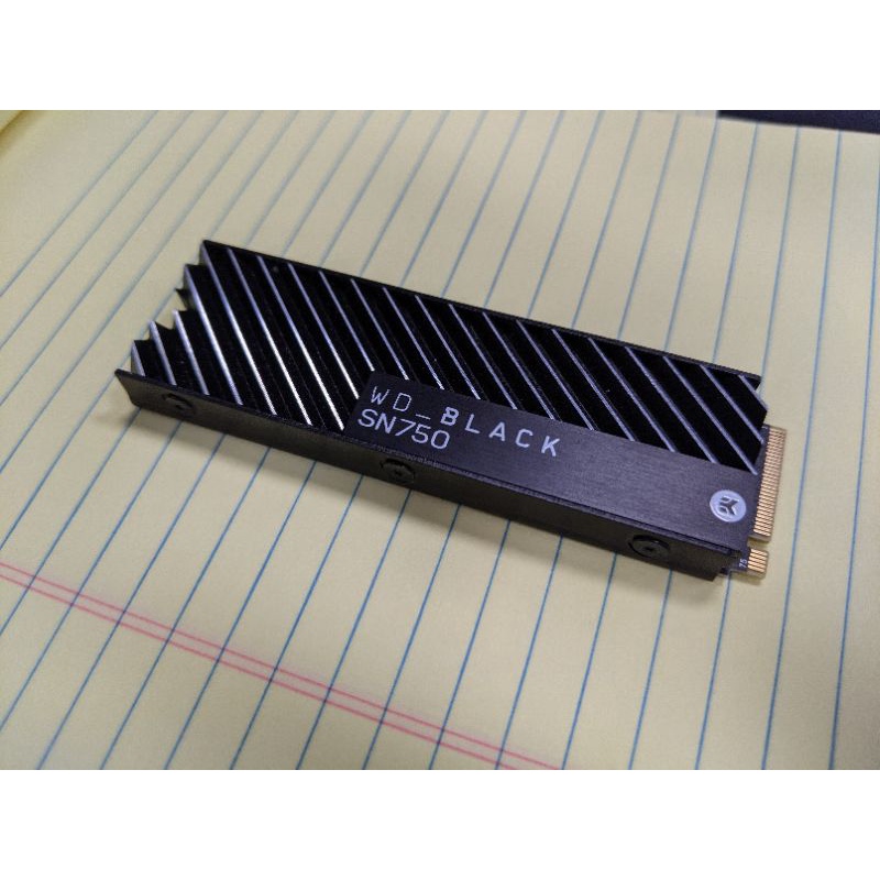 WD 黑標 SN750 500GB NVMe PCIe SSD固態硬碟(配備散熱片)