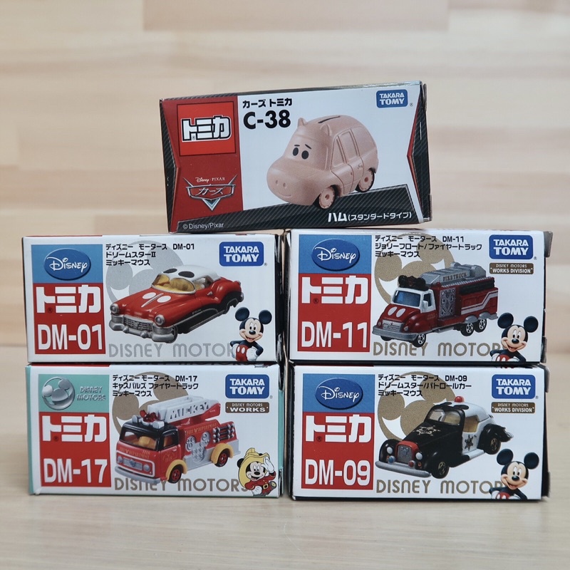 日本 tomica 小汽車 米奇 火腿豬