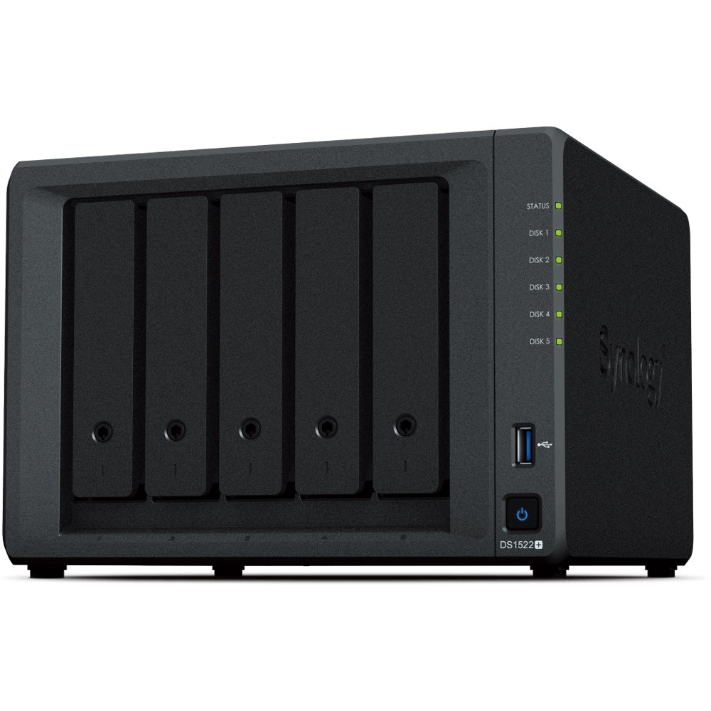 Synology 群暉 DiskStation DS1522+ 5Bay NAS 伺服器 不含硬碟 現貨 廠商直送