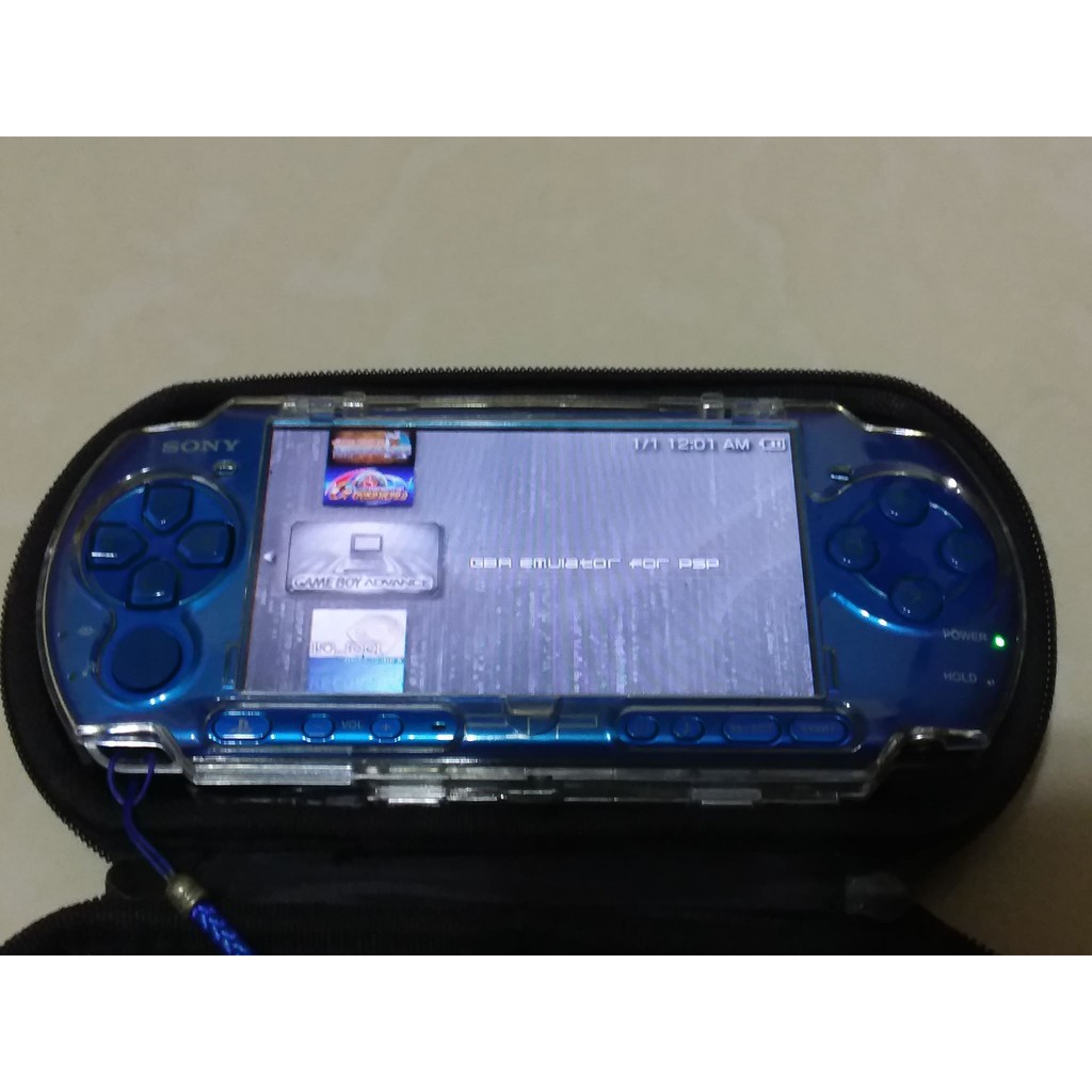 Psp 3007 主機躍動藍 有盒有改機 配件可高雄面交 蝦皮購物