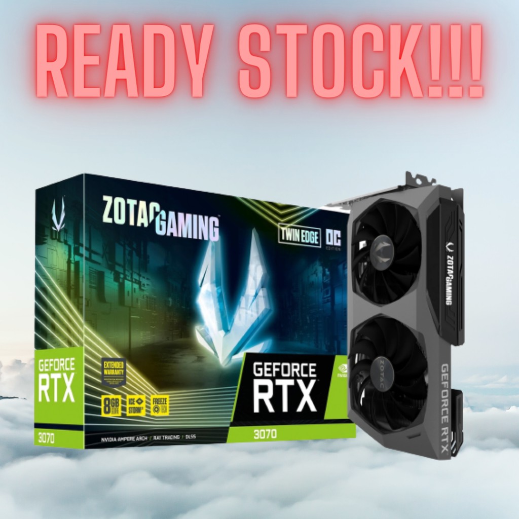 Zotac GAMING GeForce RTX 3070 雙刃超頻 8GB GDDR6 / 非捆綁
