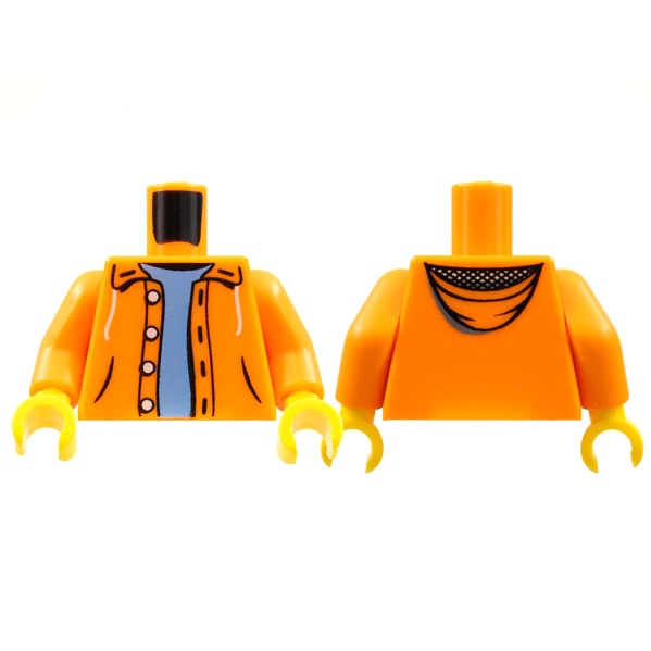 LEGO 樂高 973pb0906c01 印刷 衣服 上半身 MOC 4629972 10257 10255