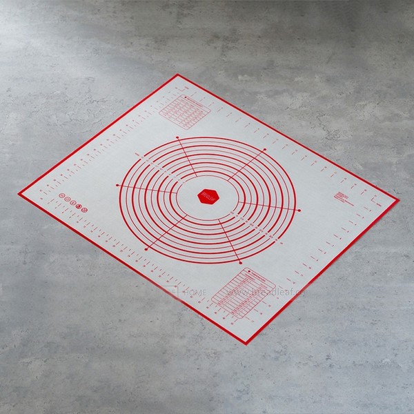 全新breadleaf 鉑金矽膠揉麵墊/ 耐高溫防滑60 x 50cm 加大及加厚版~超級好用的！