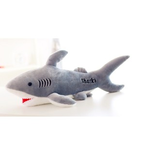 ☆鯊魚抱枕/暖手枕 靠腰 靠墊 禮品毛絨/午安枕/生日 聖誕禮物/送禮/
