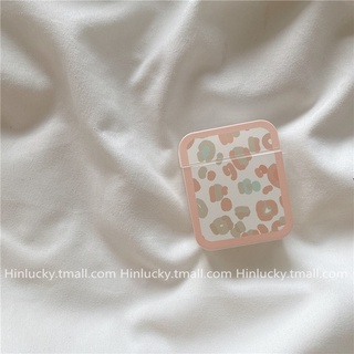 hinlucky ins個性橘色豹紋適用airpods3代蘋果藍牙無線耳機套airpods1/2軟硅膠保護套創意個性防摔